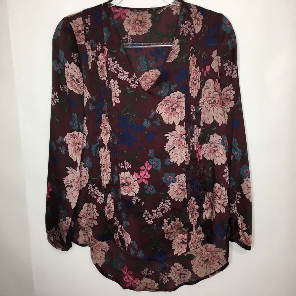 Zara Basic Collection High-Low Blouse - image 1